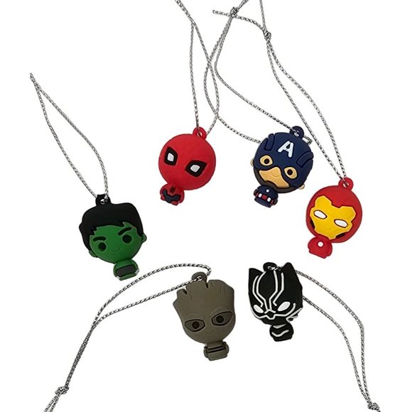 Hallmark Marvel Set of 6 Mini Christmas Tree Ornaments - Picture 4 of 4